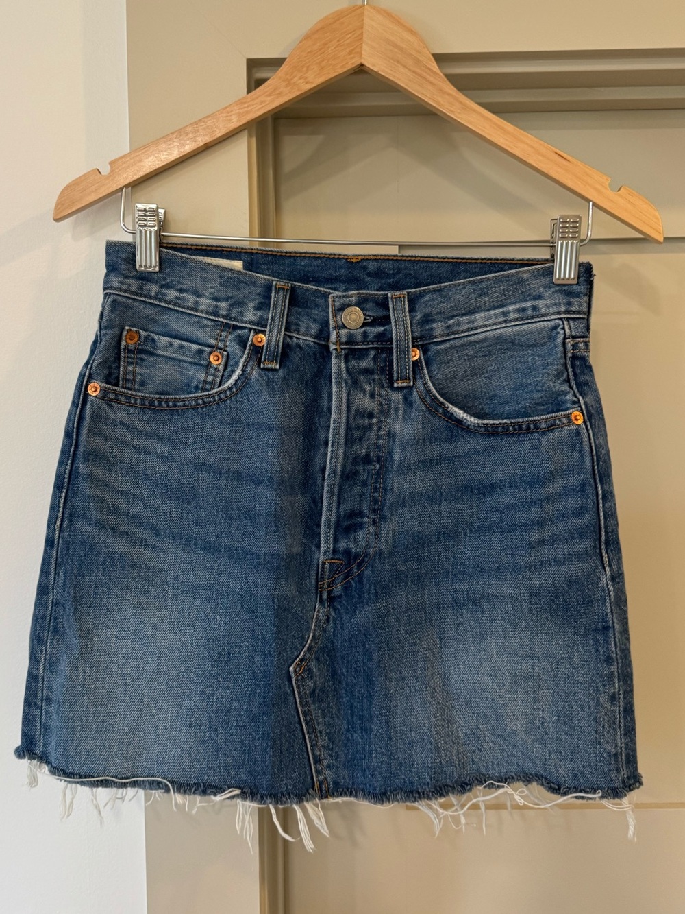 Levi’s Premium Denim Mini Skirt - Blue